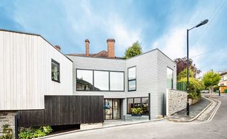 Contemporary Home on Awkward Brownfield Plot