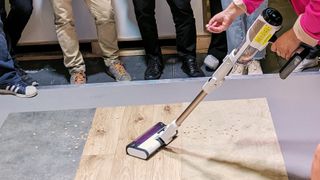 Shark Cordless Detect Pro in use