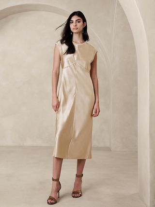 Claudette Silk Midi Dress