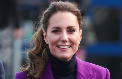 Catherine, Duchess of Cambridge takes a tour of the Ulster University Magee Campus on September 29, 2021 in Londonderry, Northern Ireland