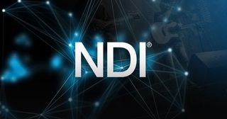 NDI logo over a rock concert.