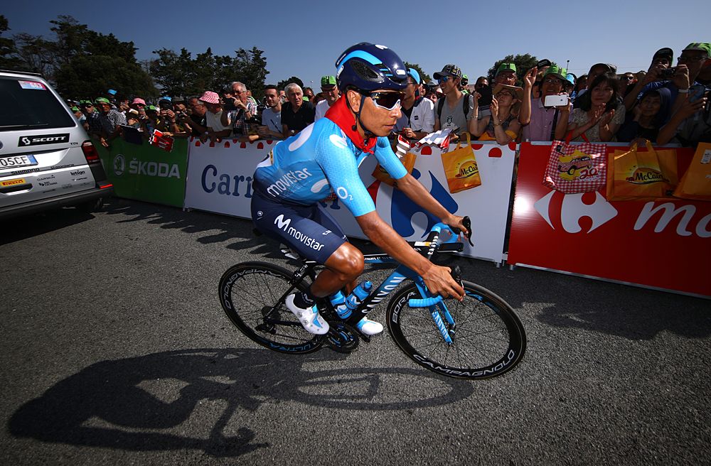 Nairo Quintana (Movistar) ahead of stage 1 at the Tour de France