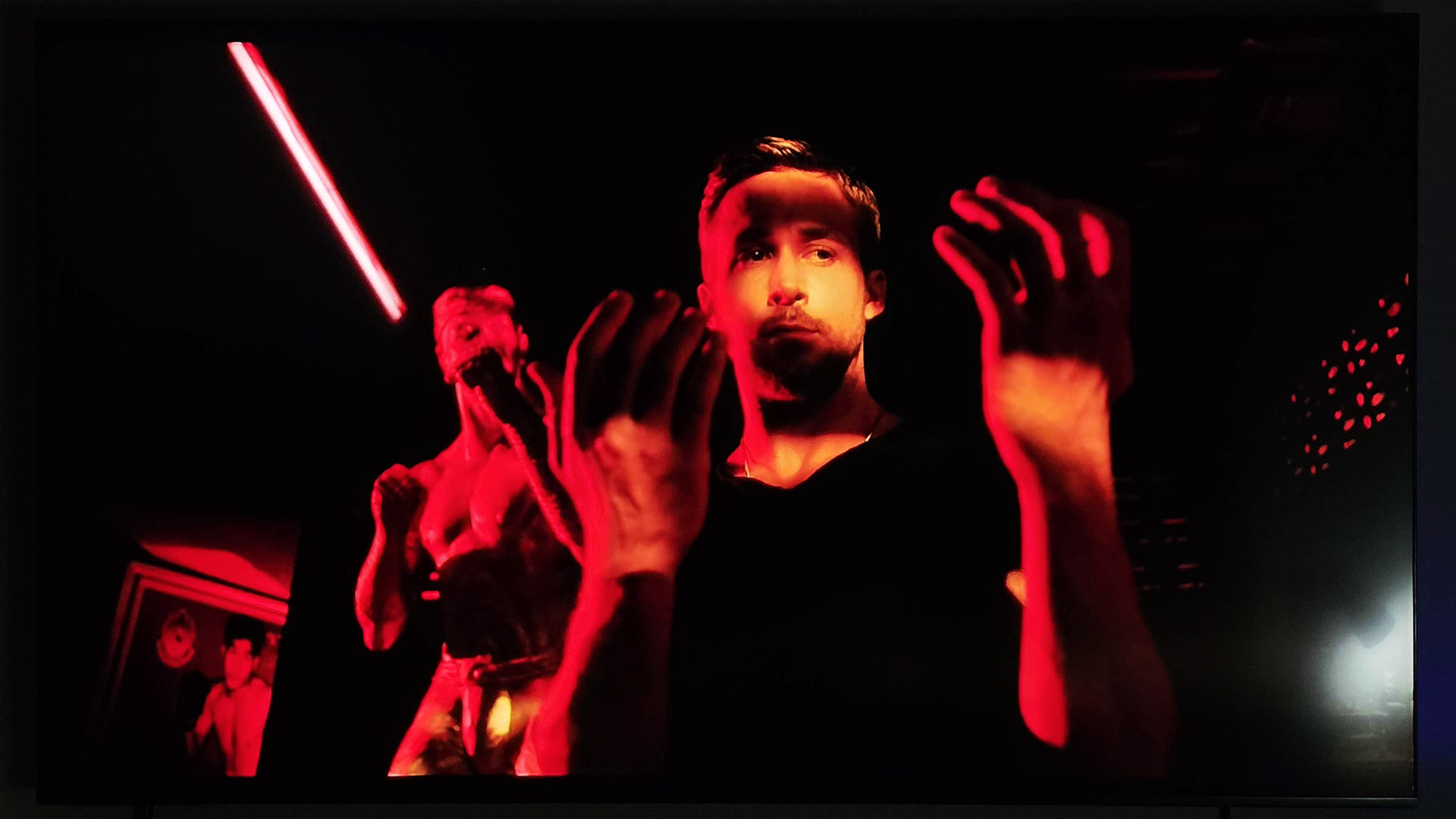 Only God Forgives displayed on Sony Bravia 7 II