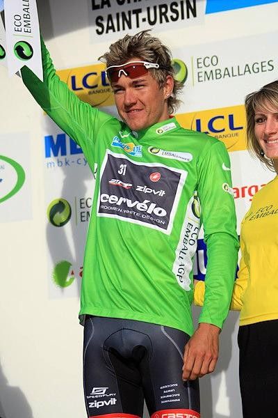 Haussler received the sprinter's jersey