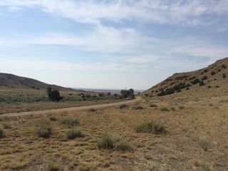 The skies above Thermopolis, Wyoming, can be seen before the solar eclipse draped the craggy desert in twilight on Aug. 21, 2017.