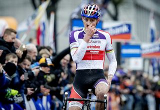 Mathieu van der Poel wins third straight Dutch cyclo-cross title