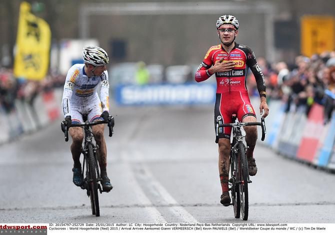 Teammates Gianni Vermeersch and Kevin Pauwels (Sunweb - Napoleon Games Cycling Team)