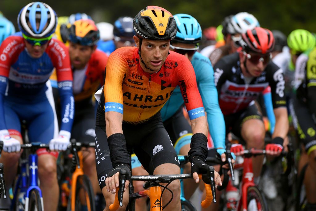 GRAZALEMA SPAIN FEBRUARY 19 Damiano Caruso of Italy Team Bahrain McLaren during the 66th Vuelta a Andaluca Ruta del Sol 2020 Stage 1 a 1738km stage from Alhaurn de la Torre to Grazalema 911m VCANDALUCIA UCIProSeries on February 19 2020 in Grazalema Spain Photo by David RamosGetty Images