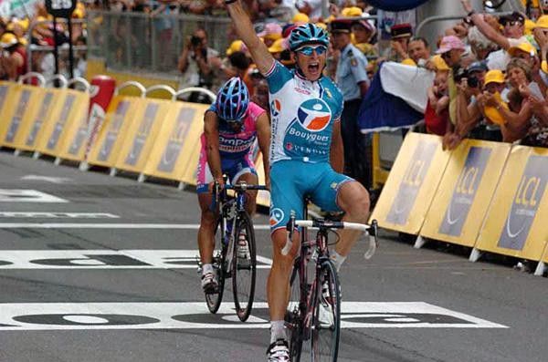 Pierrick Fedrigo (Bouygues) celebrates
