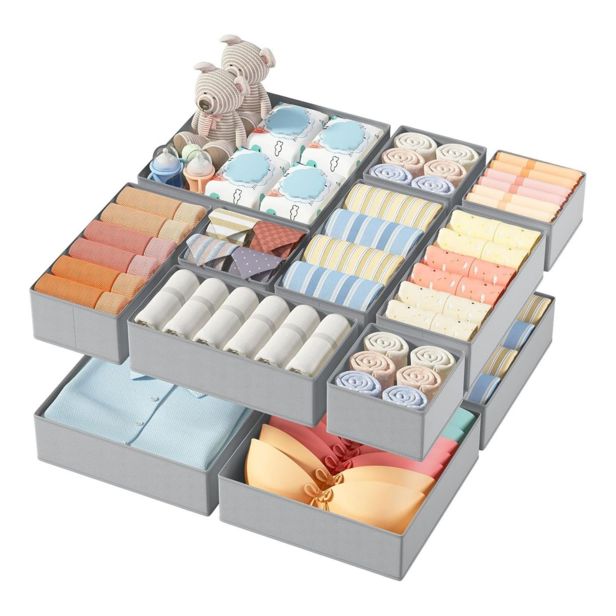 DIMJ 12 Pack Drawer Organisers
