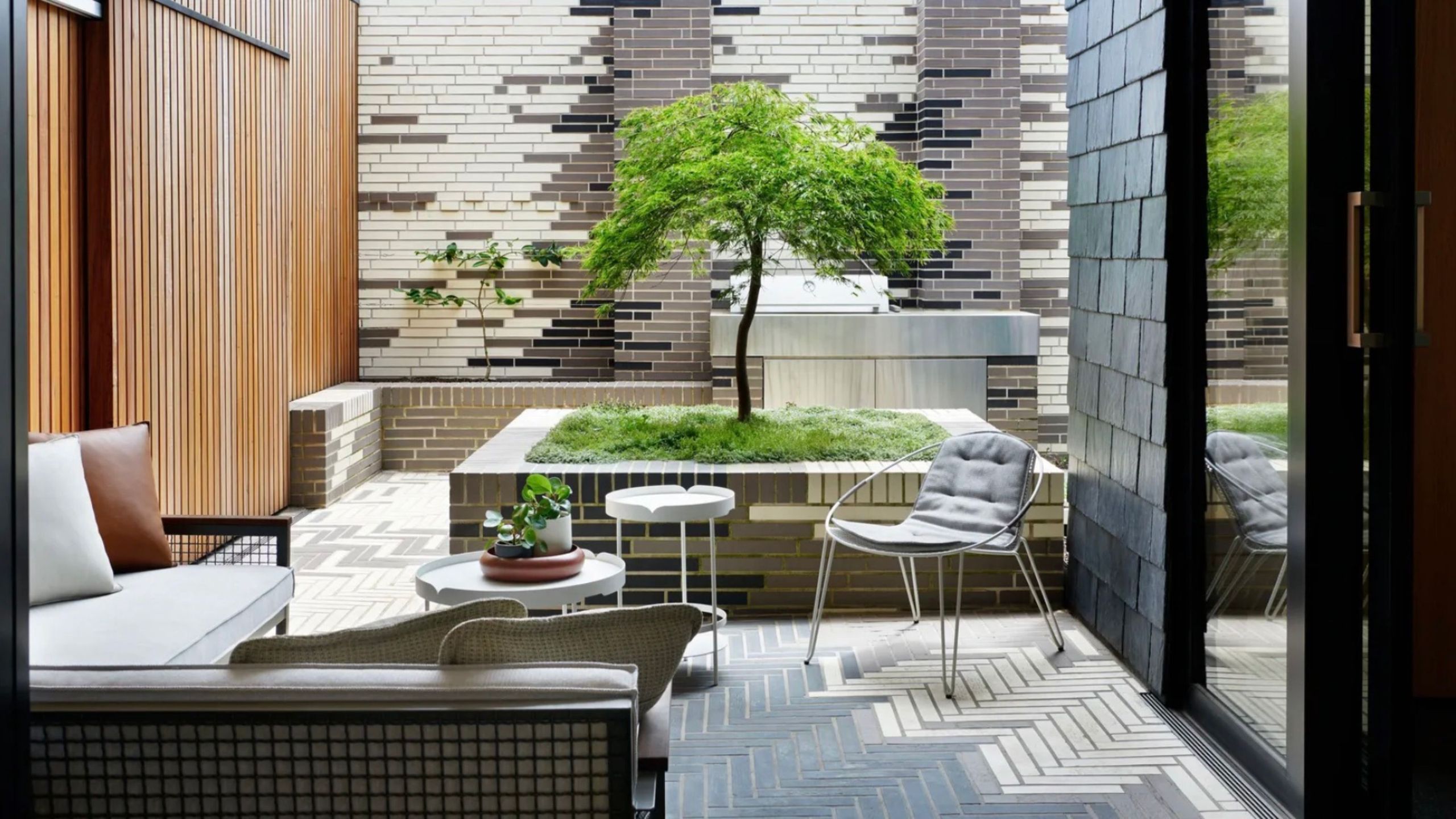 This IKEA Plant 'Console' Is a Subtle Way to Divide Your Small Patio Without Ove...