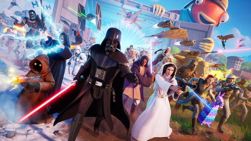 Fortnite key art features lots of Star Wars characters