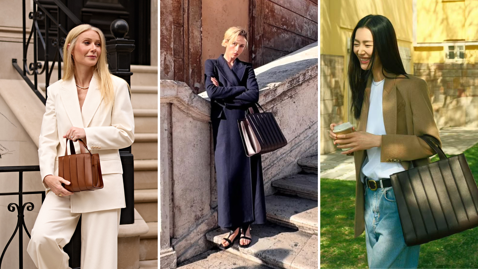 Max Mara Whitney bag: Gwyneth Paltrow, Edie Campbell, Liu Wen