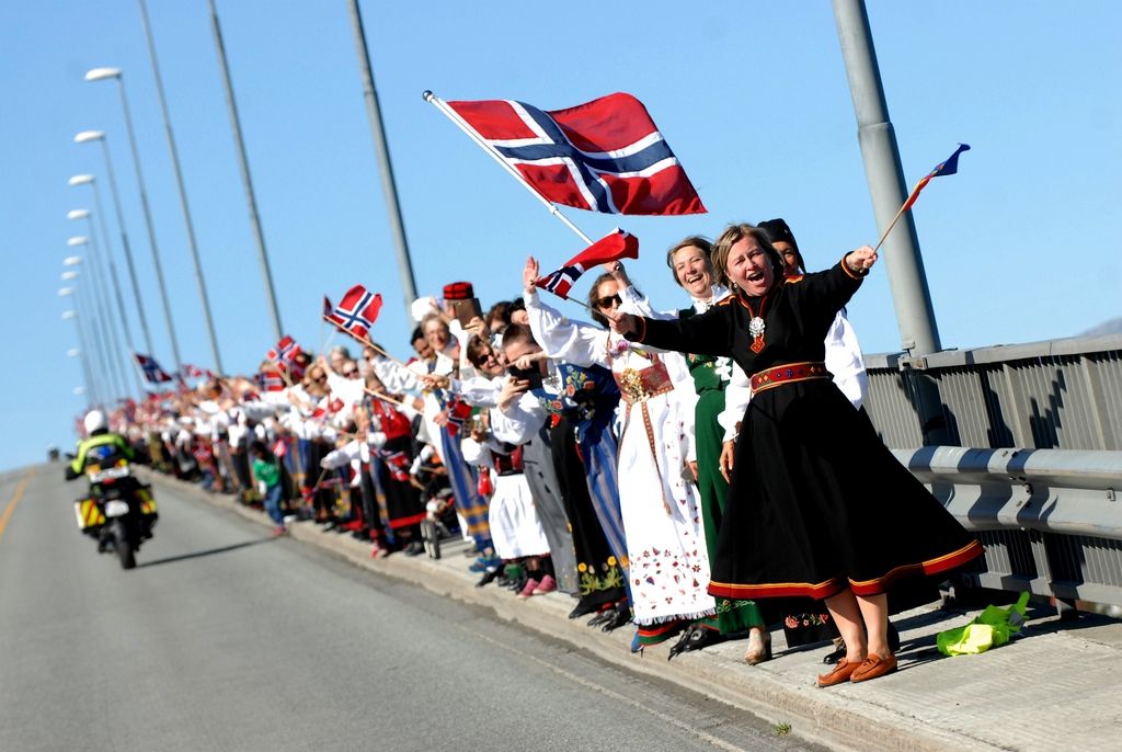 Lots of Norwegian fans out today