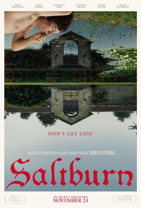 Saltburn poster