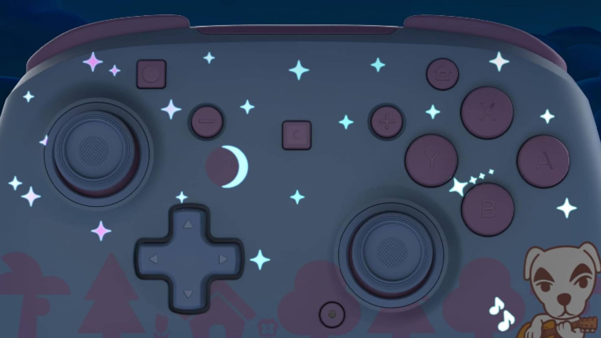 Image of the RGB effect of the K.K Slider Turtle Beach Switch 2 controller.