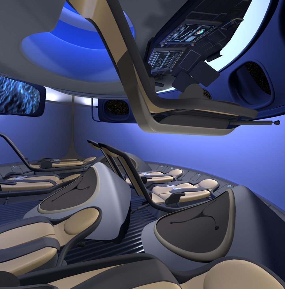 space shuttle cabin layout