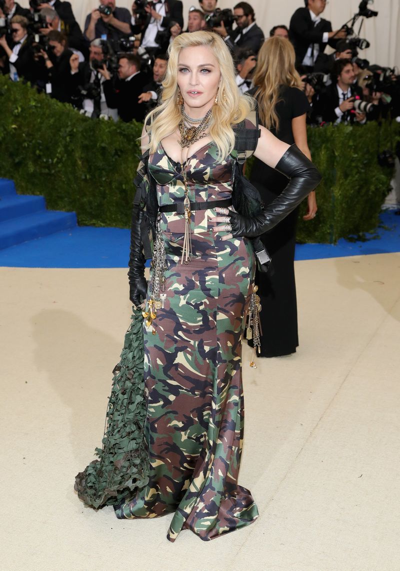 new york, ny may 01 madonna attends the rei kawakubocomme des garcons art of the in between costume institute gala at metropolitan museum of art on may 1, 2017 in new york city photo by neilson barnardgetty images