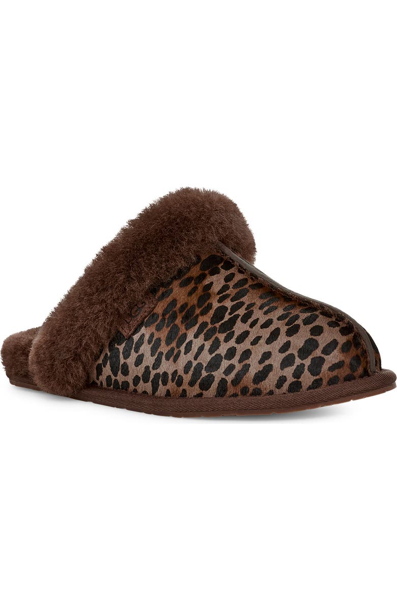 Scuffette Genuine Calf Hair Slipper