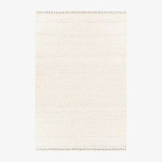 rectangle cream colored rug