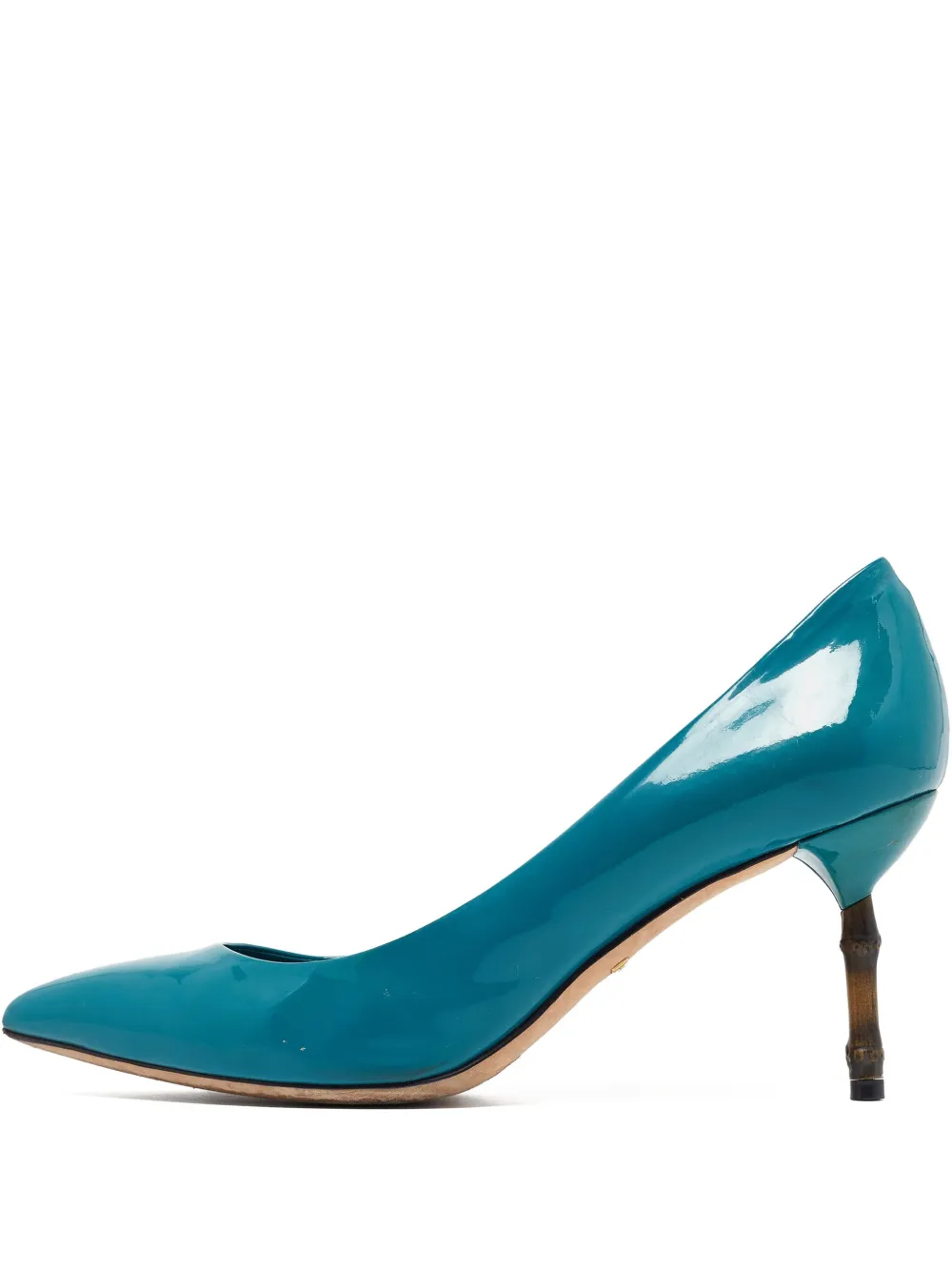 Gucci Pre-Owned 80mm Patent-Leather Pumps | 39