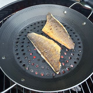 Testing the Hexclad BBQ pan at home