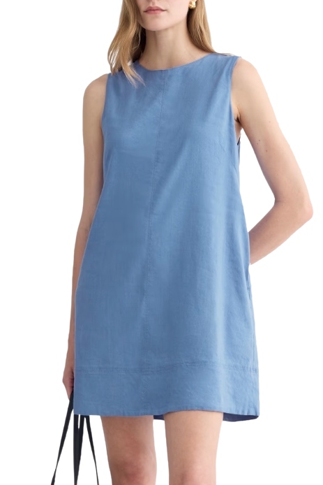 Everlane , The Shift Dress in Stretch Linen