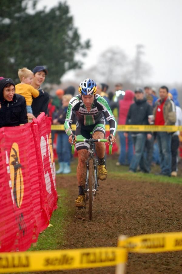 Timothy Johnson (Cannondale/cyclocrossworld.com) slips back to second place.