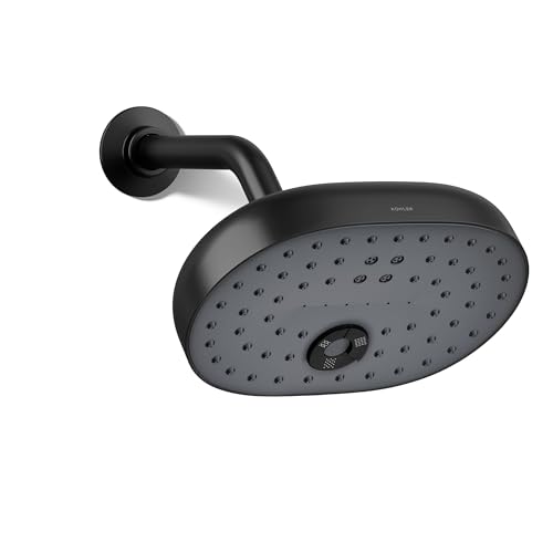 Kohler 26290-Bl Statement Multifunction 2.5 Gpm Showerhead, Matte Black