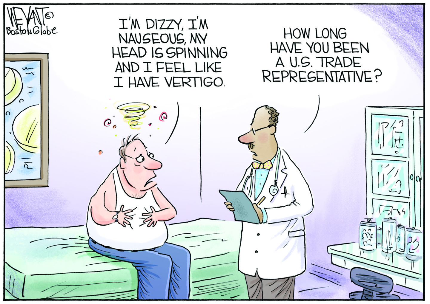 Political cartoon