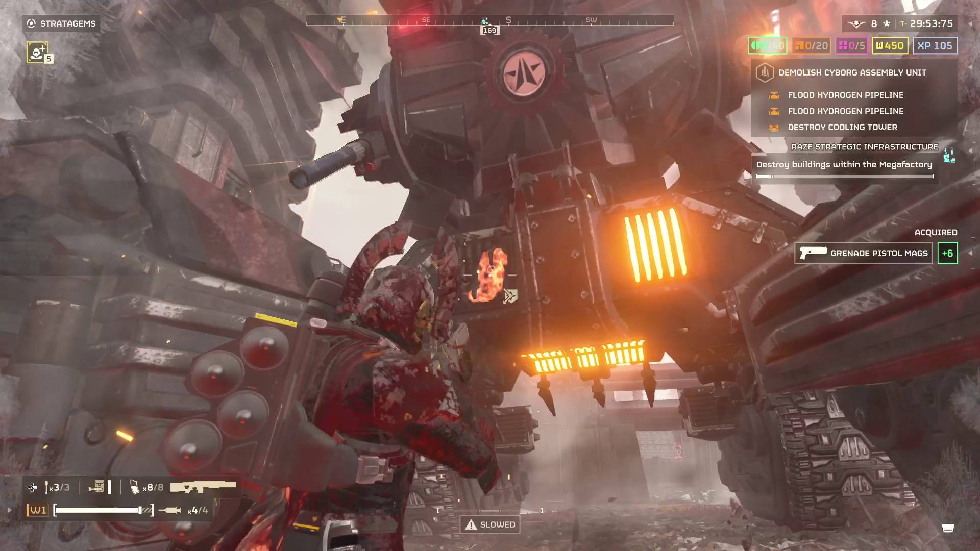 Helldivers 2 helldivers shooting Vox Engine rear vents