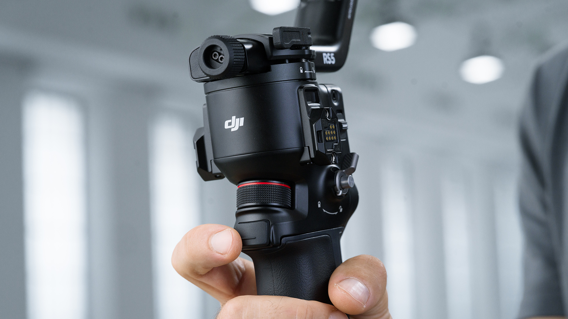 DJI RS 5 gimbal detail shot
