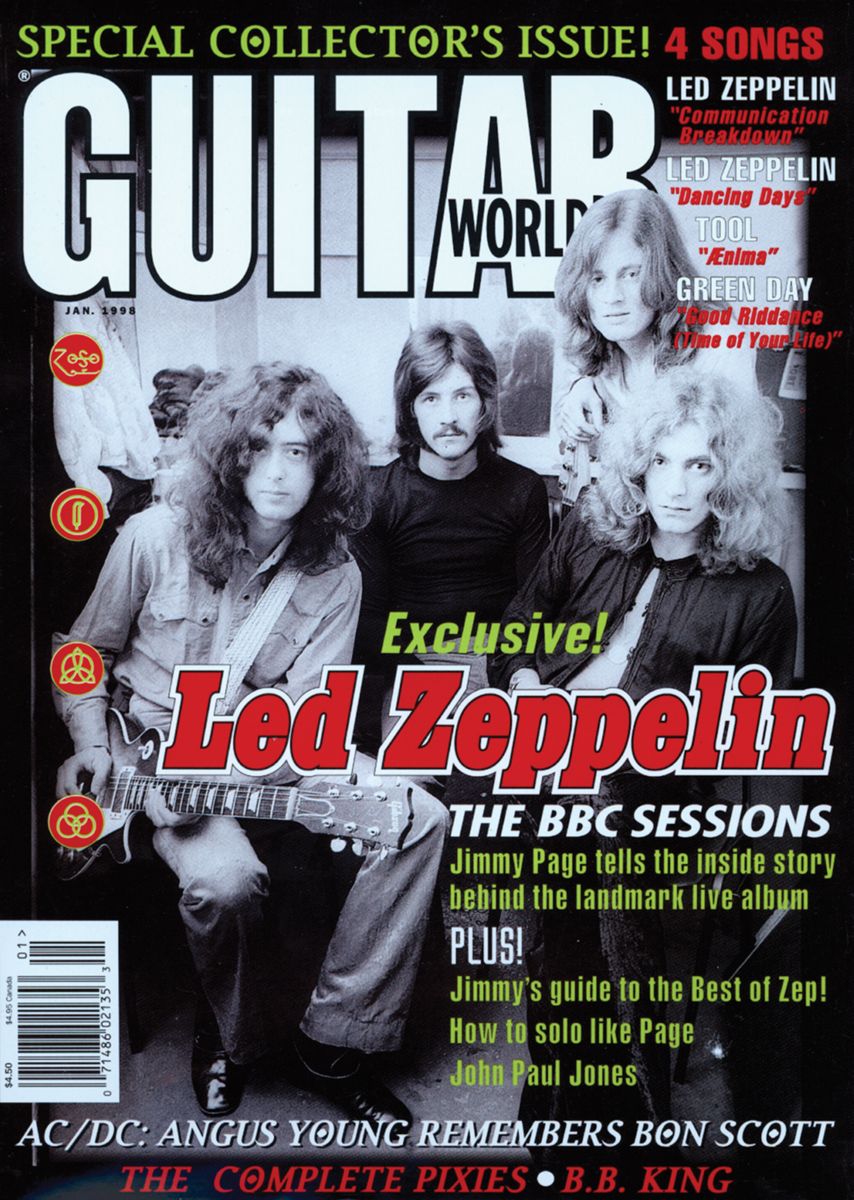 Guitar World covers depicting artists most frequently featured