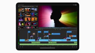 Surface Pro 7 vs iPad Pro: Apple iPad Pro M1 video editing