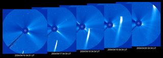 Contest to Pick Timing of SOHO's 1,000th Comet