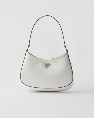 Prada Cleo Brushed Leather Shoulder Bag