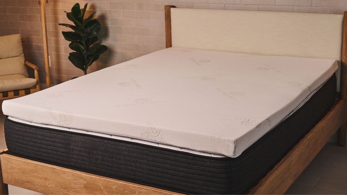 Brooklyn Bedding 3&quot; Latex Mattress Topper on a bed