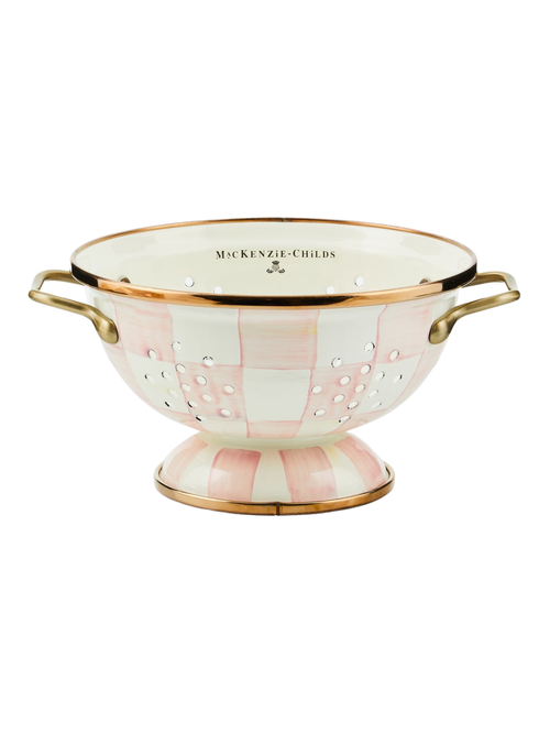 Small Courtly Check Large Colander