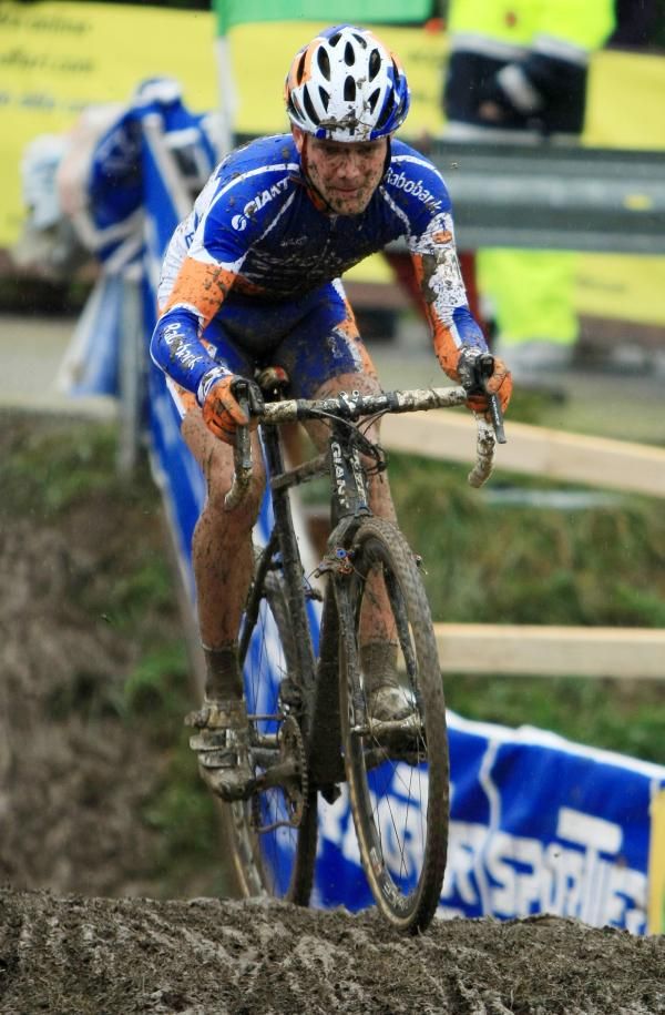 Eventual race winner Bart Aernouts