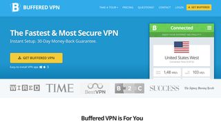 Buffered VPN can support up to five devices