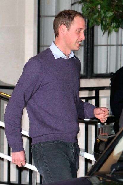 Prince William visiting Kate Middleton in hospital
