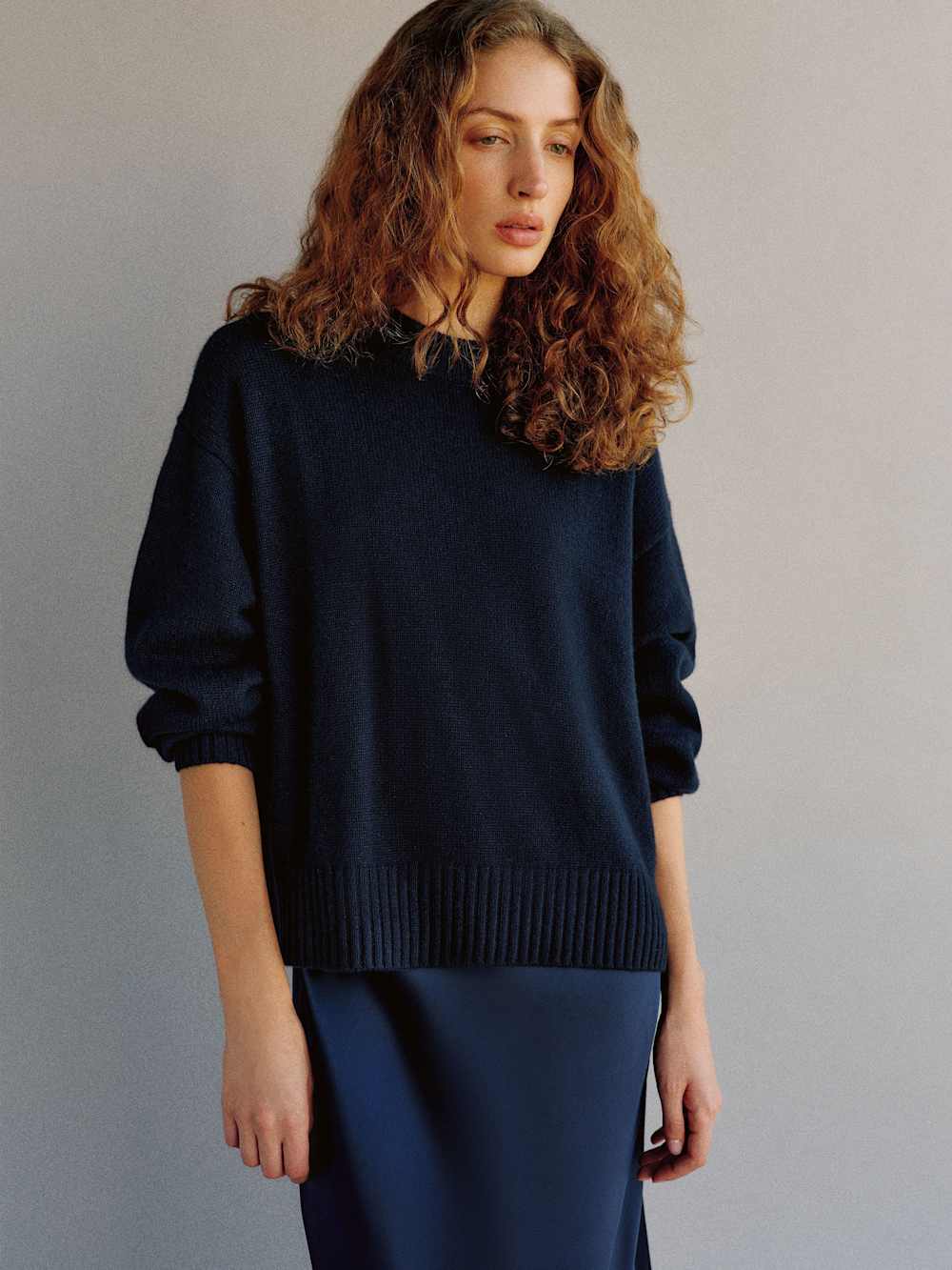 Cove Cashmere Oversized Crew