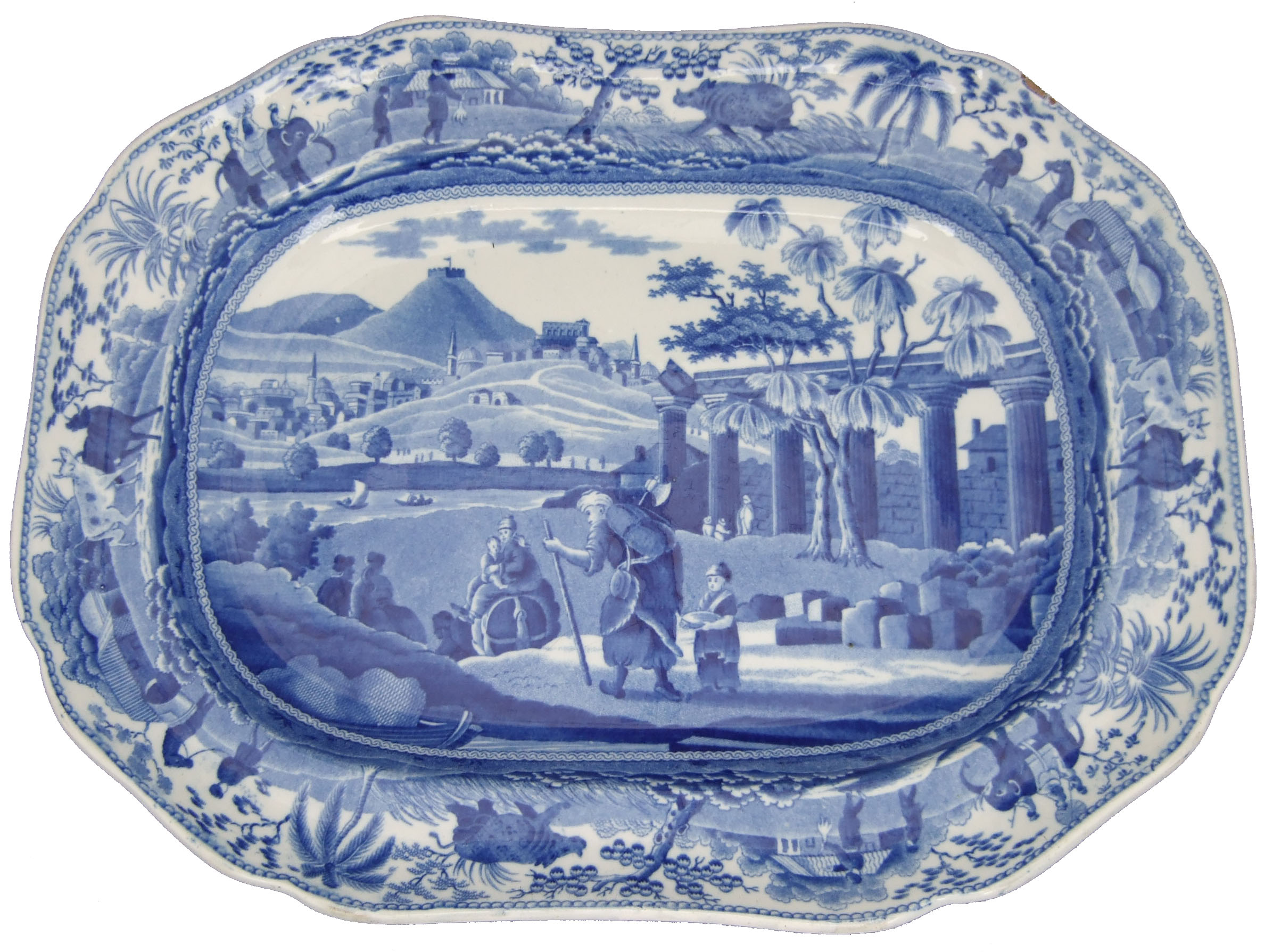 A Spode called &#039;The City of Corinth&#039;, inspired by the art of the Grand Tour.