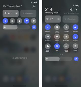 Screenshots showing pairing headphones with phone via Bluetooth.