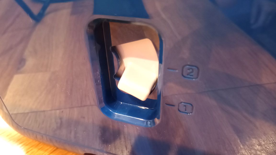 A photo of the Brother ScanNCut SDX2200 side switch