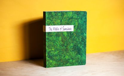Harris’ elder daughter, Uma drew the emerald green pattern which appears on the cover.