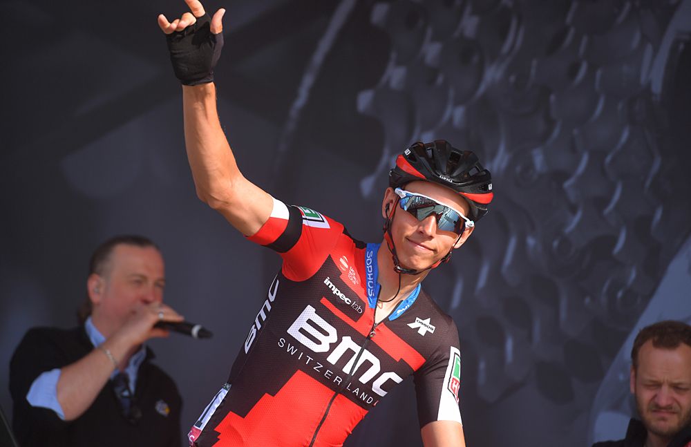 Dylan Teuns at Liege-Bastogne-Liege