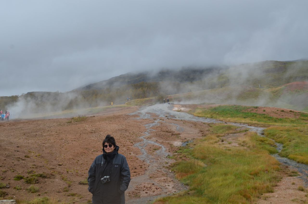 A photo of a person taken in Iceland on the Nikon D5100 DSLR camera