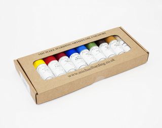 The shades in this oil paint set are intended to capture natural light