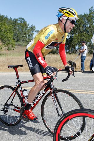 Chris Horner, race leader, Tour of California 2011, stage five